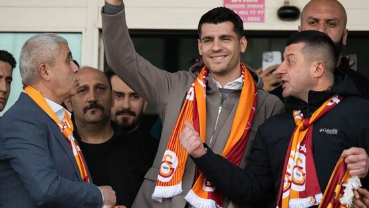 Galatasaray, Morata'yı açıkladı: İstanbul'a geldi!