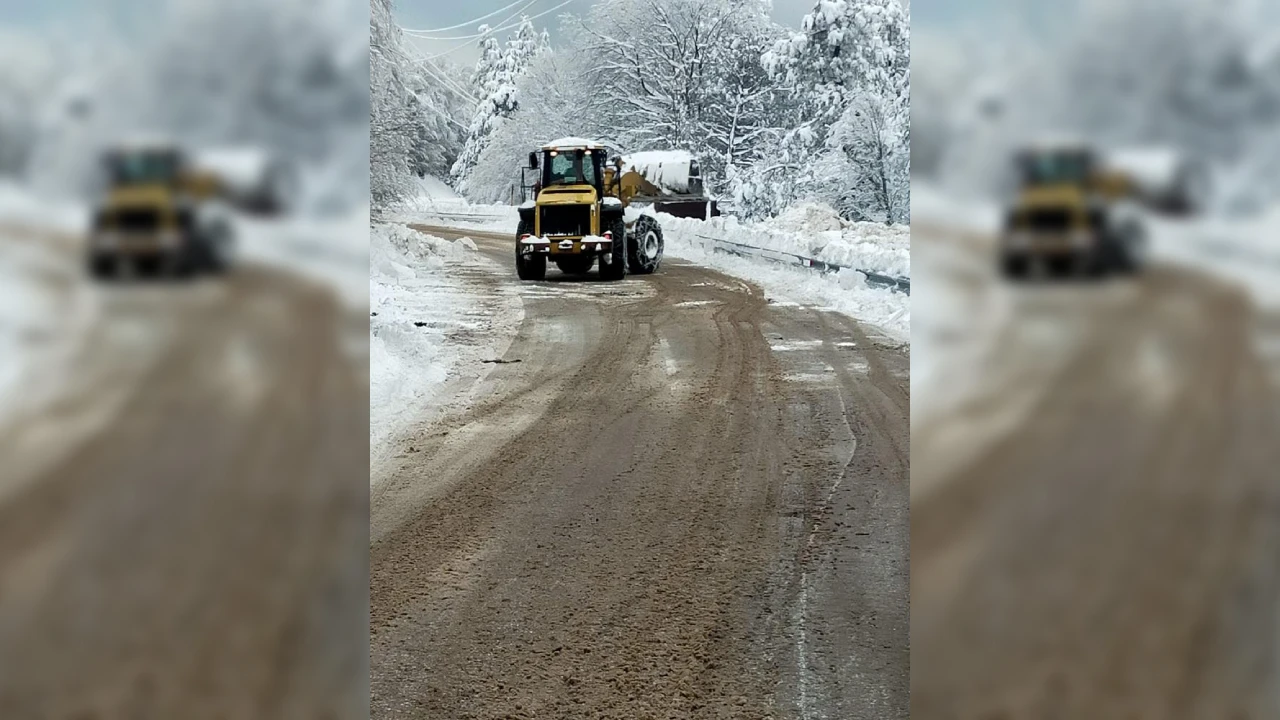 Kocaeli'de kar yolu kapatamadı: Şehirde tüm yollar açık