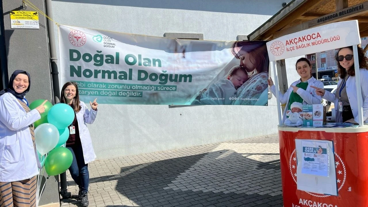 Düzce'de anne ve baba adayları gebe okuluna davet edildi